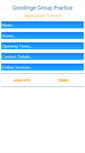 Mobile Screenshot of goodingegrouppractice.com